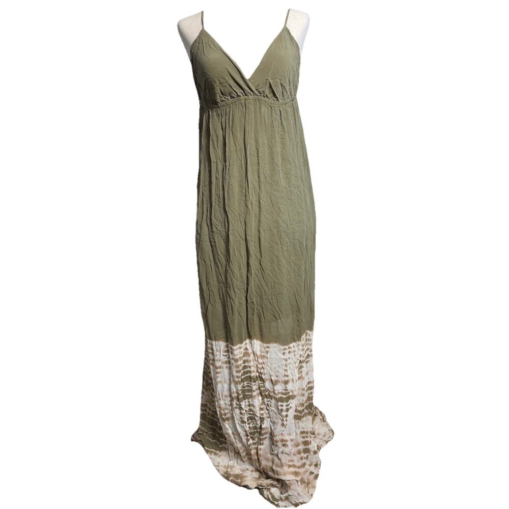 Gypsy 05 Silk Maxi Dress Small Ombré Tie Dye Y2K Boho Paris Hilton Indie Sleeze